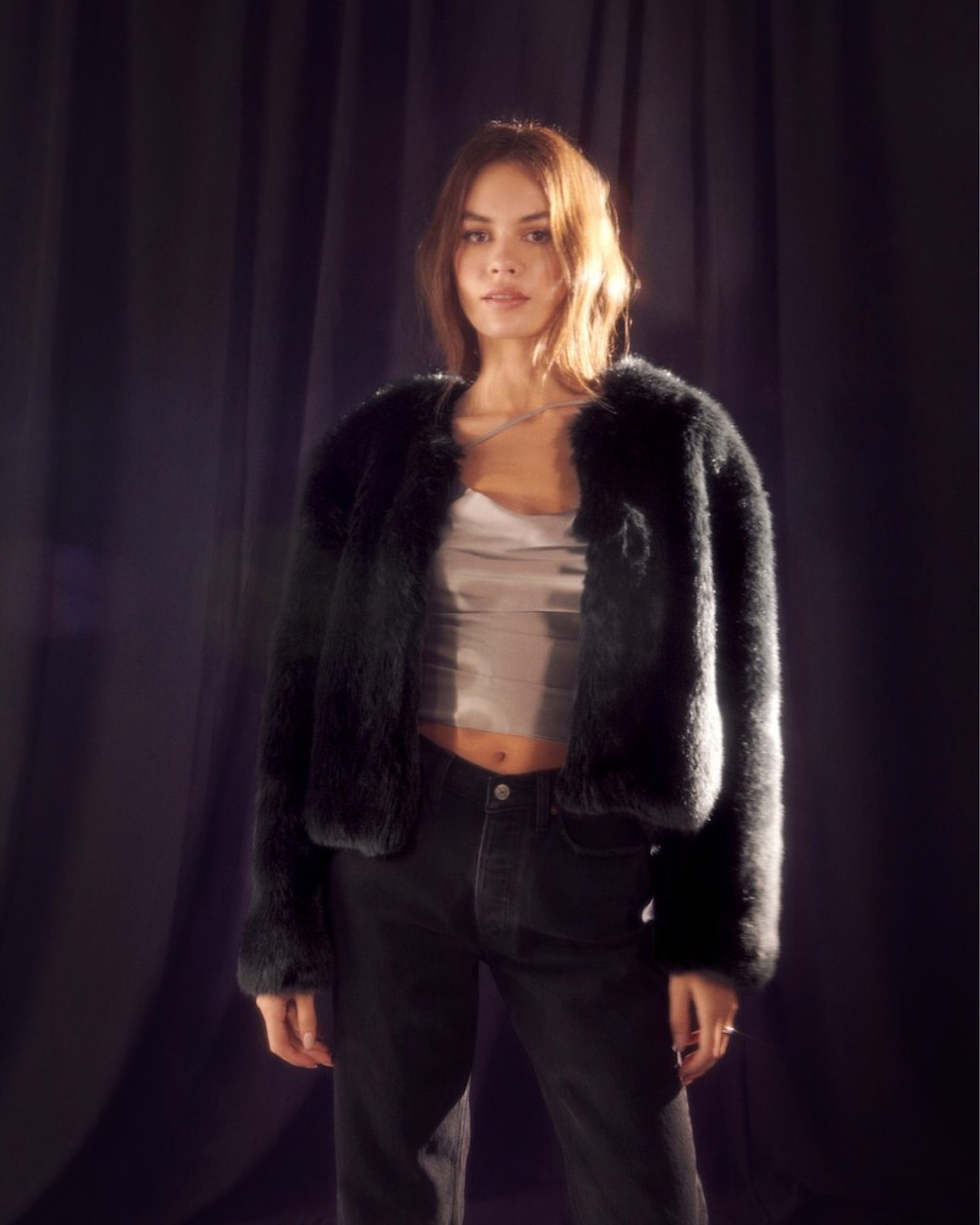 Gorgeous faux fur jacket! 
Holiday party, girls night out, New Year’s Eve  

#LTKsalealert #LTKHoliday #LTKxAF