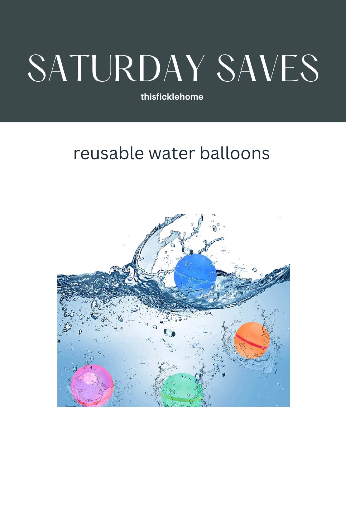 Reusable water balloons, water balloons, summer fun, outdoor activities, kids summer fun.

#LTKSeasonal #LTKhome #LTKkids