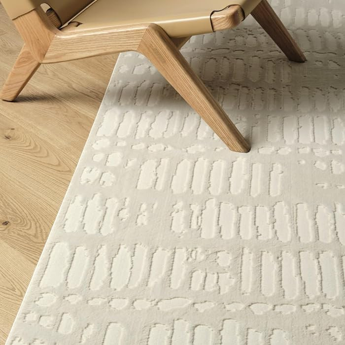 Revival Rugs Shell 5'3"x7'10" Washable Area Rug for Living Room Bedroom - 100% Recycled Oeko-TEX ... | Amazon (US)
