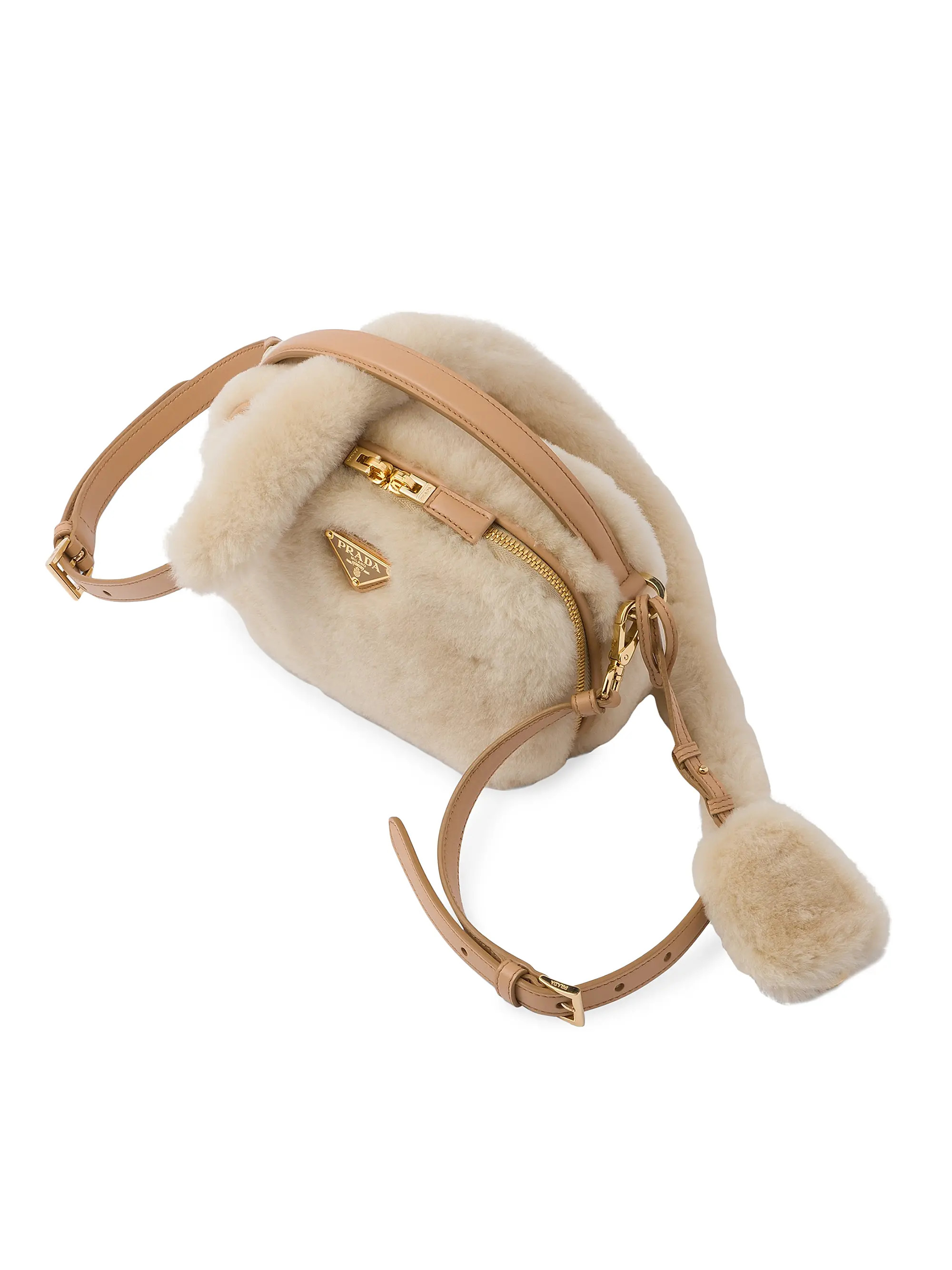 Prada Odette Shearling Mini-Bag | Saks Fifth Avenue