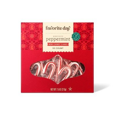 Holiday Peppermint Mini Candy Canes - 50ct/9oz - Favorite Day™ | Target