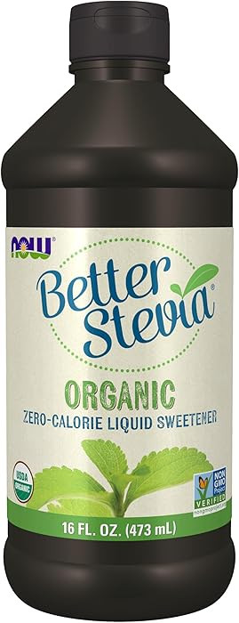 NOW Foods BetterStevia Organic Zero-Calorie Liquid Sweetener, Keto Friendly, Suitable for Diabeti... | Amazon (US)