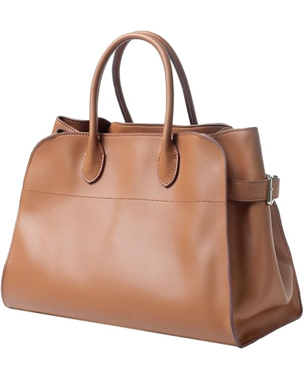Genuine Leather Women's Large Retro Top-handle Tote Handbag 2024 | Amazon (US)