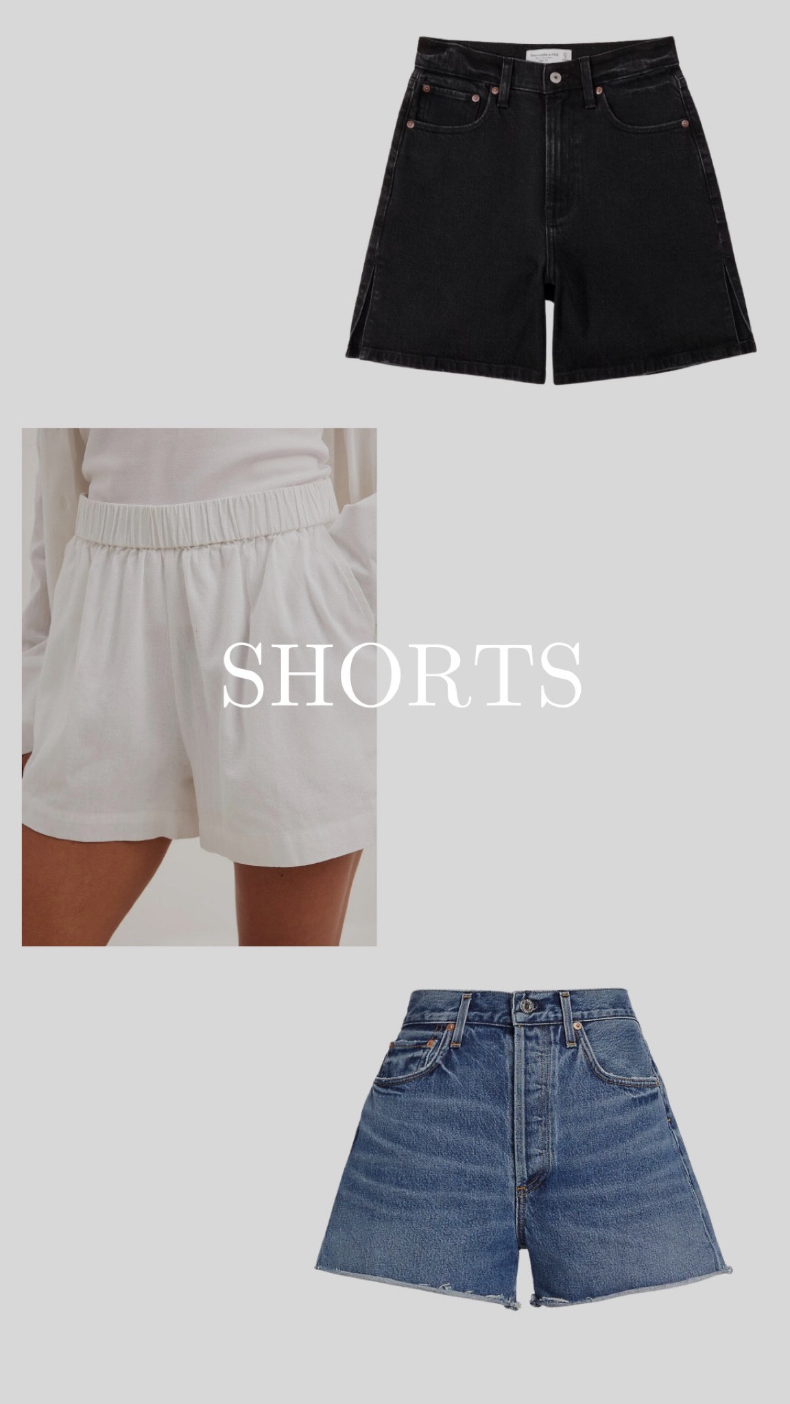 Honeymoon/vacation shorts! Products linked are similar — DM me on insta for exact link. 