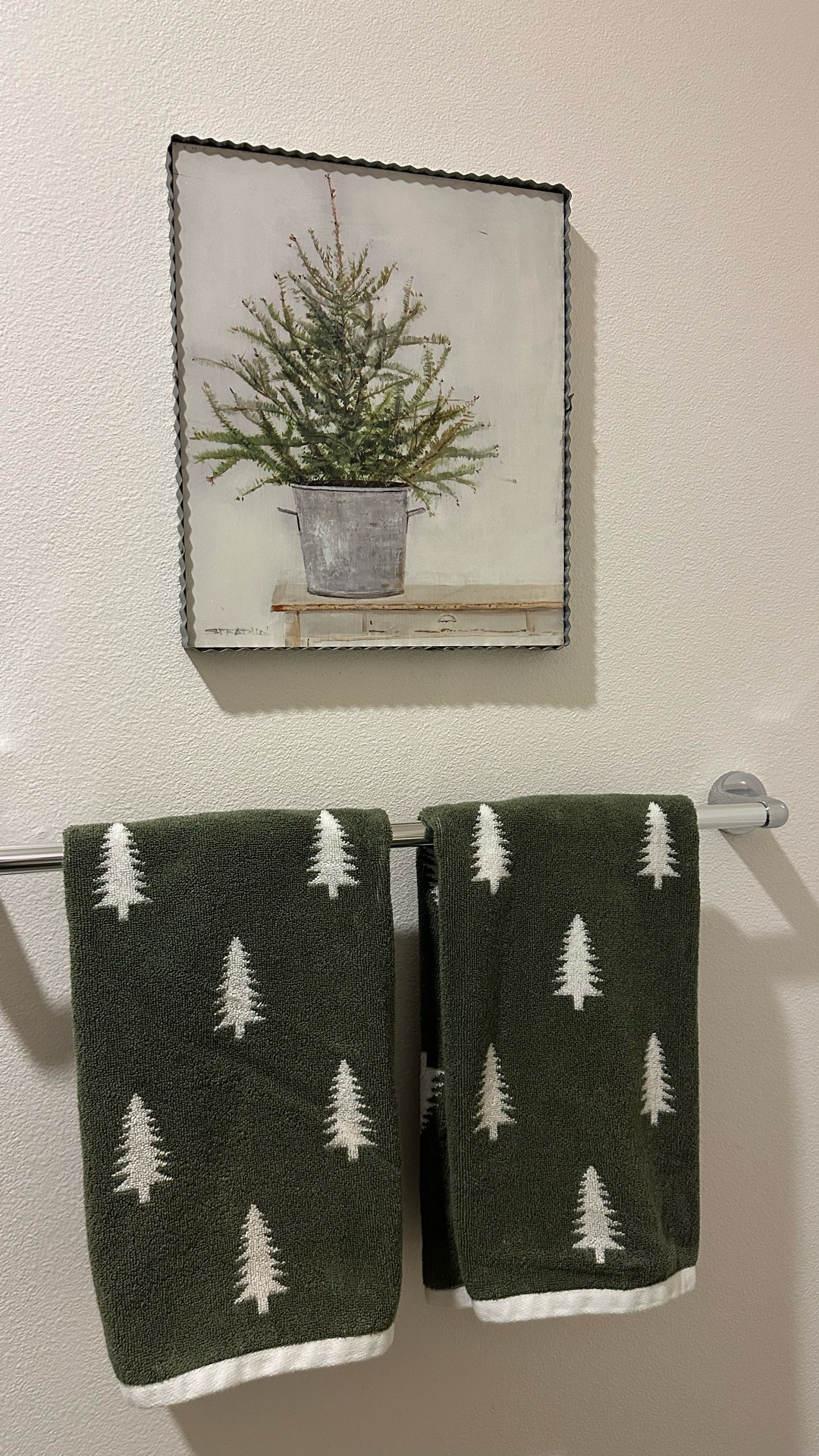 Guest bathroom is ready for the holidays. And my favorite towels are still available.  

#LTKGiftGuide #LTKHoliday #LTKHome