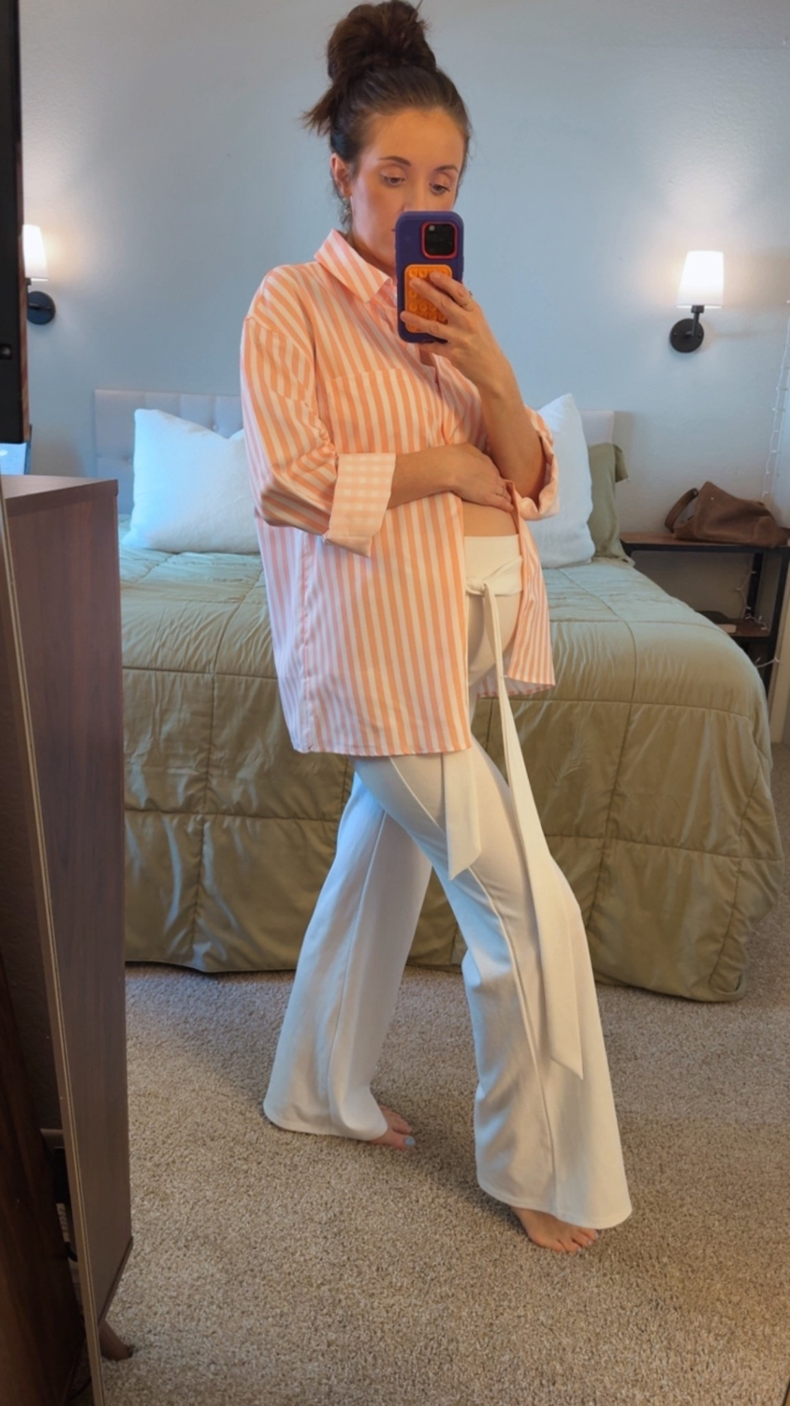 Spring pregnancy ootd 

#spring #pregnancyootd #pregnancy 

#LTKgrwm #LTKBump #LTKSeasonal