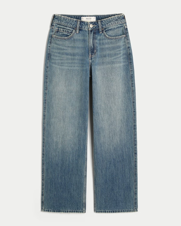 High-Rise Baggy Jeans | Hollister (US)