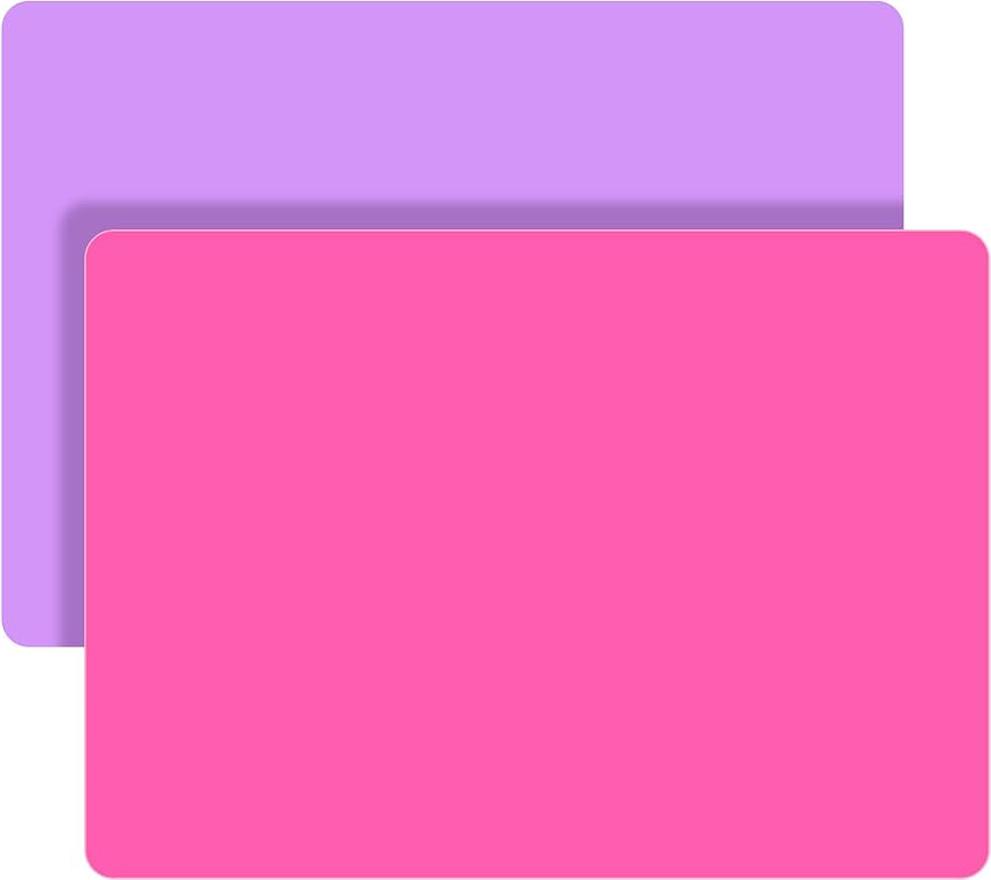 LEOBRO Silicone Mat, Silicone Mats for Crafts, 2pcs Silicone Mat for Jewelry Resin Molds, Silicon... | Amazon (US)
