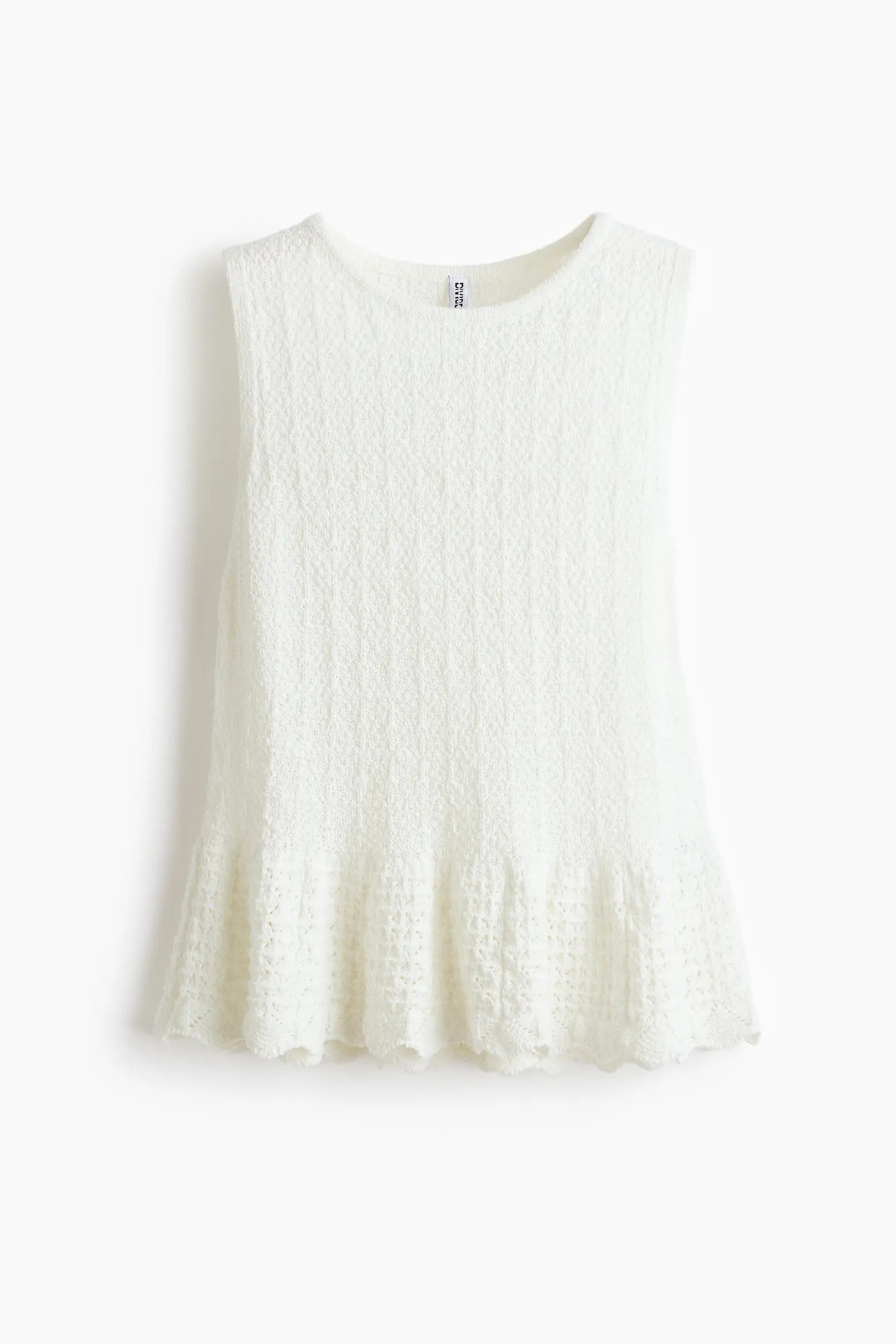 Pointelle-knit Peplum Top (Women) | Nordstrom | Nordstrom