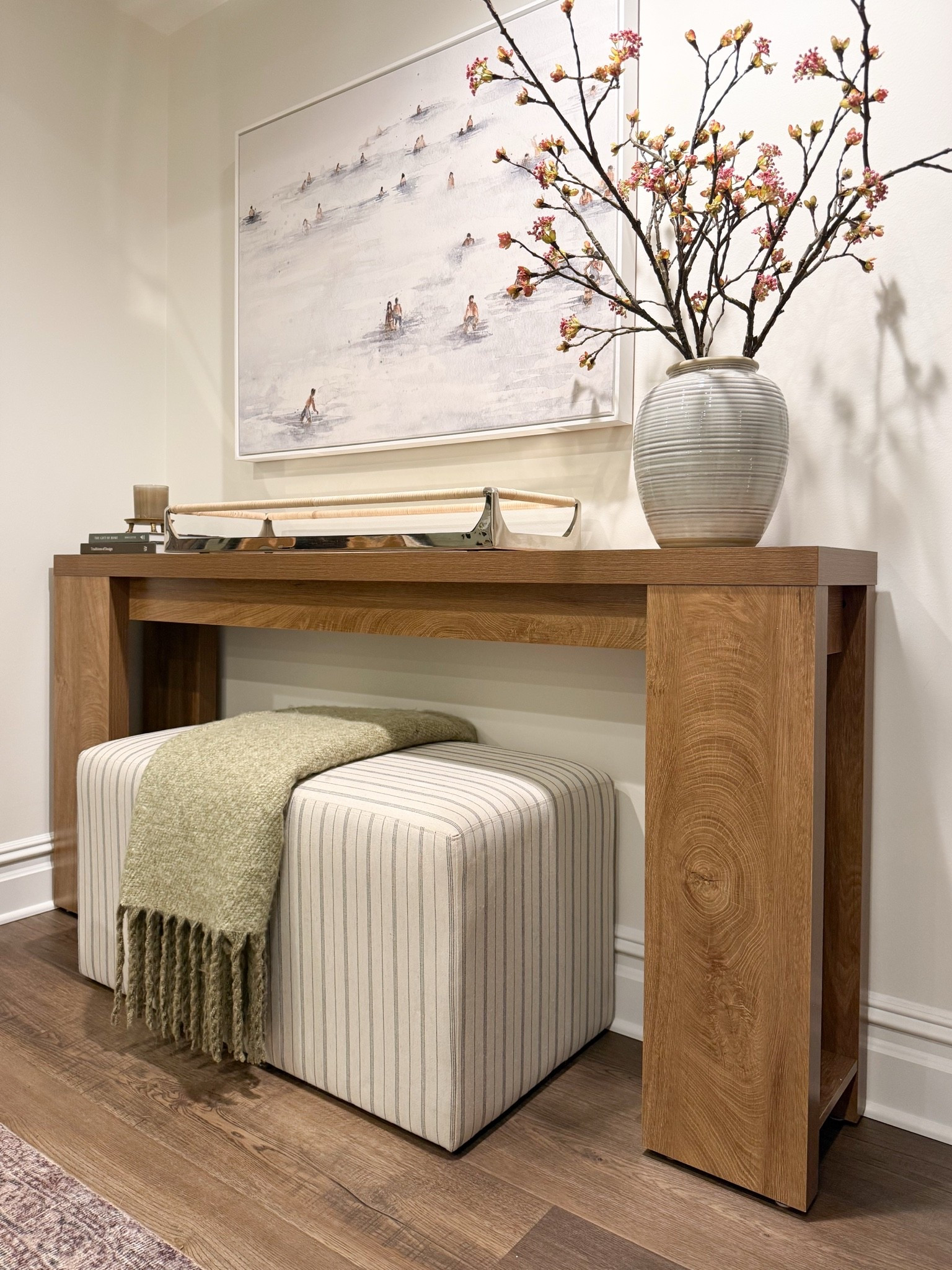 Cozy media room corner 🩶 A console and an ottoman (or a few ottomans!!) can make for an easy snacking station or simply extra seating and takes up very little space! Linking some favorite pieces so you can recreate your own cozy corner…

#LTKHome #LTKdayinmylife #LTKKids