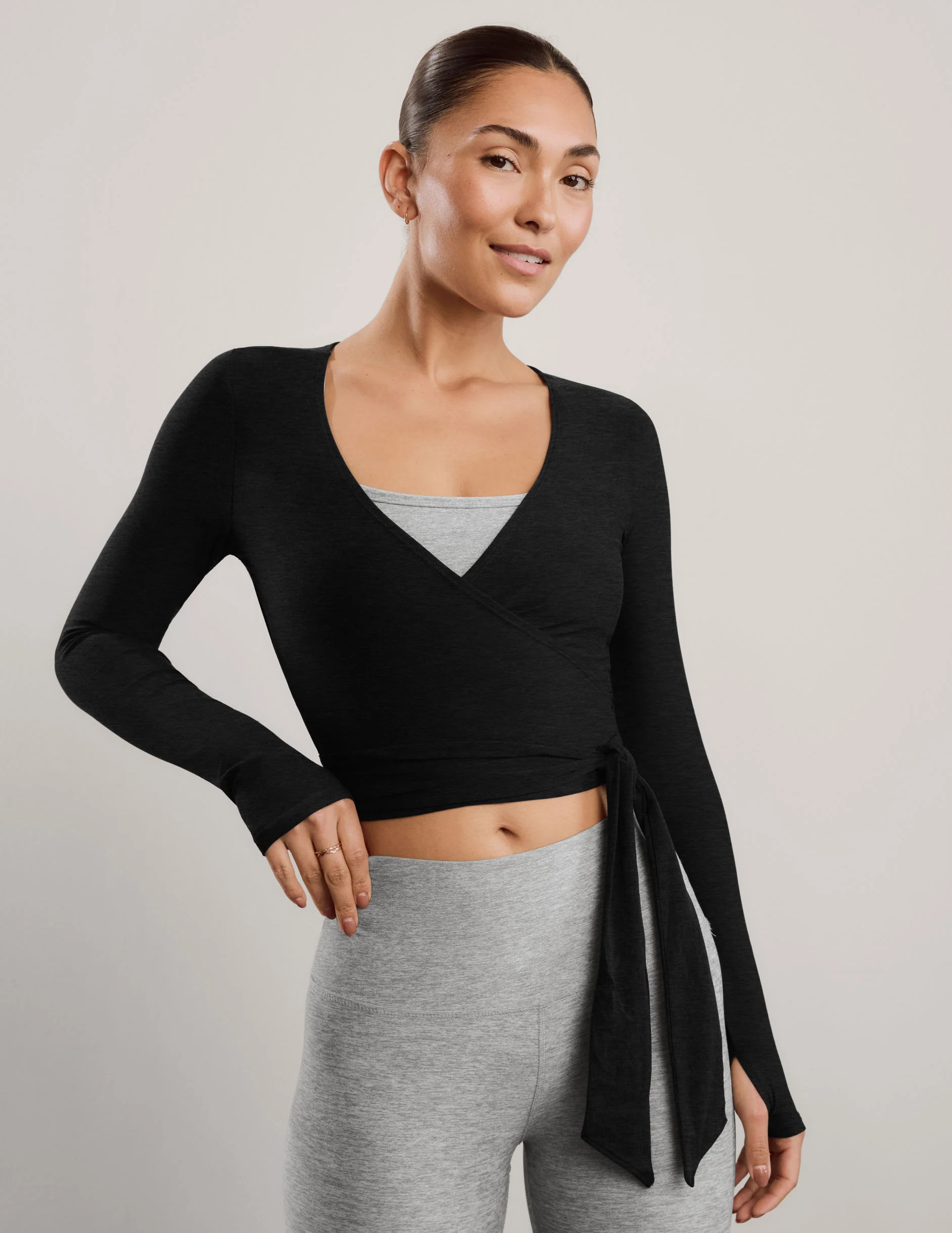 Featherweight Waist No Time Wrap Top | Beyond Yoga | Beyond Yoga