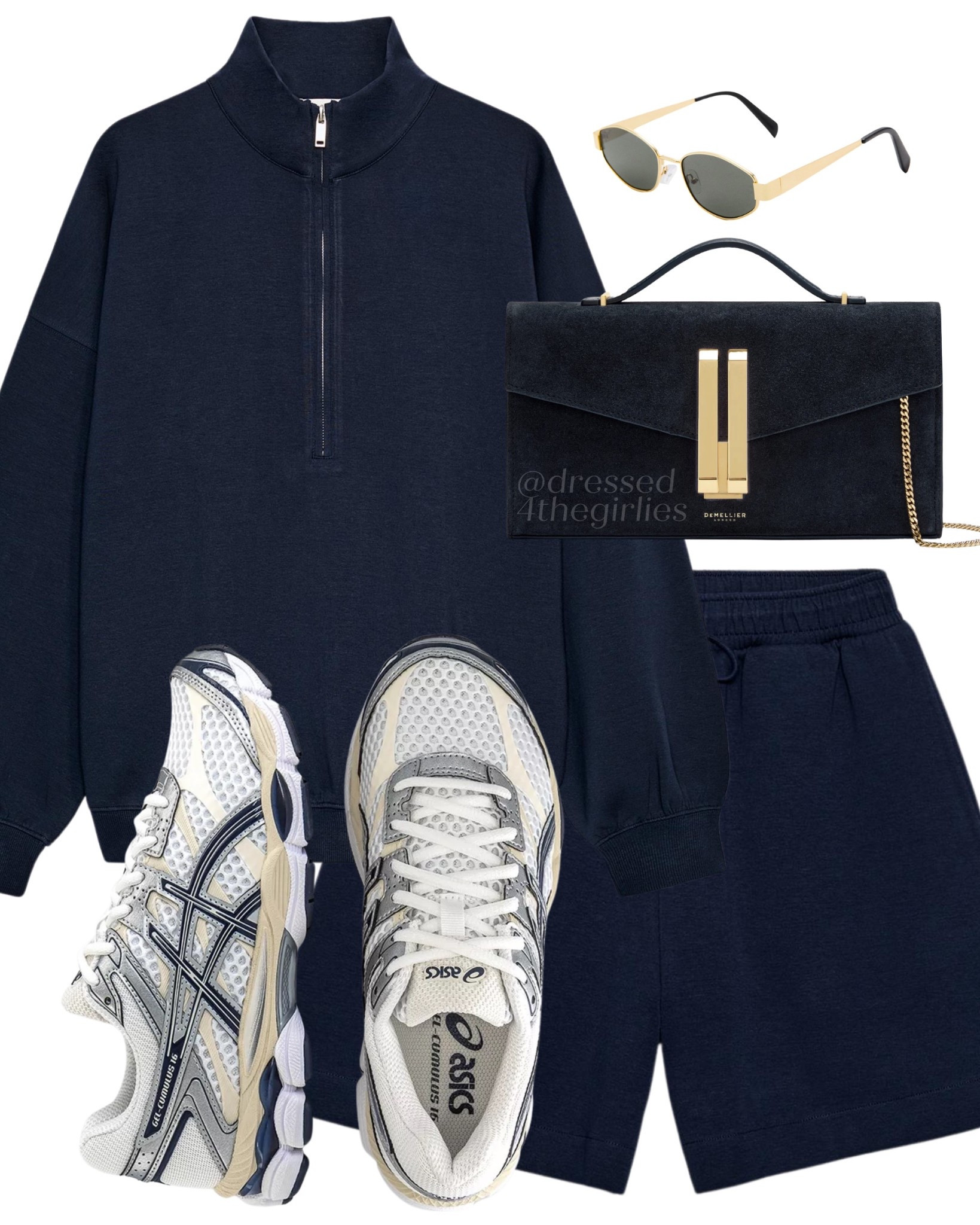 Sets for spring🦋

Tags: navy half zip outfit, navy shorts set, cream trainers outfit, navy clutch bag outfit, casual drop off Co ord , spring set 

#LTKuk #LTKspring #LTKeurope