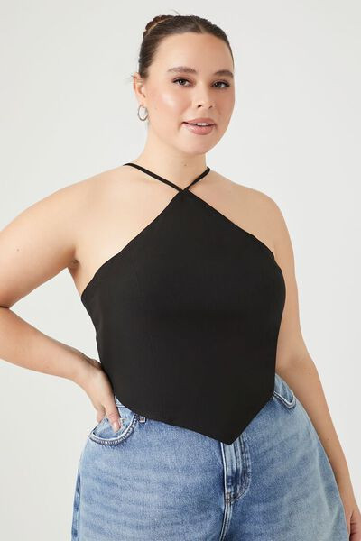 Plus Size Smocked V-Hem Cami | Forever 21