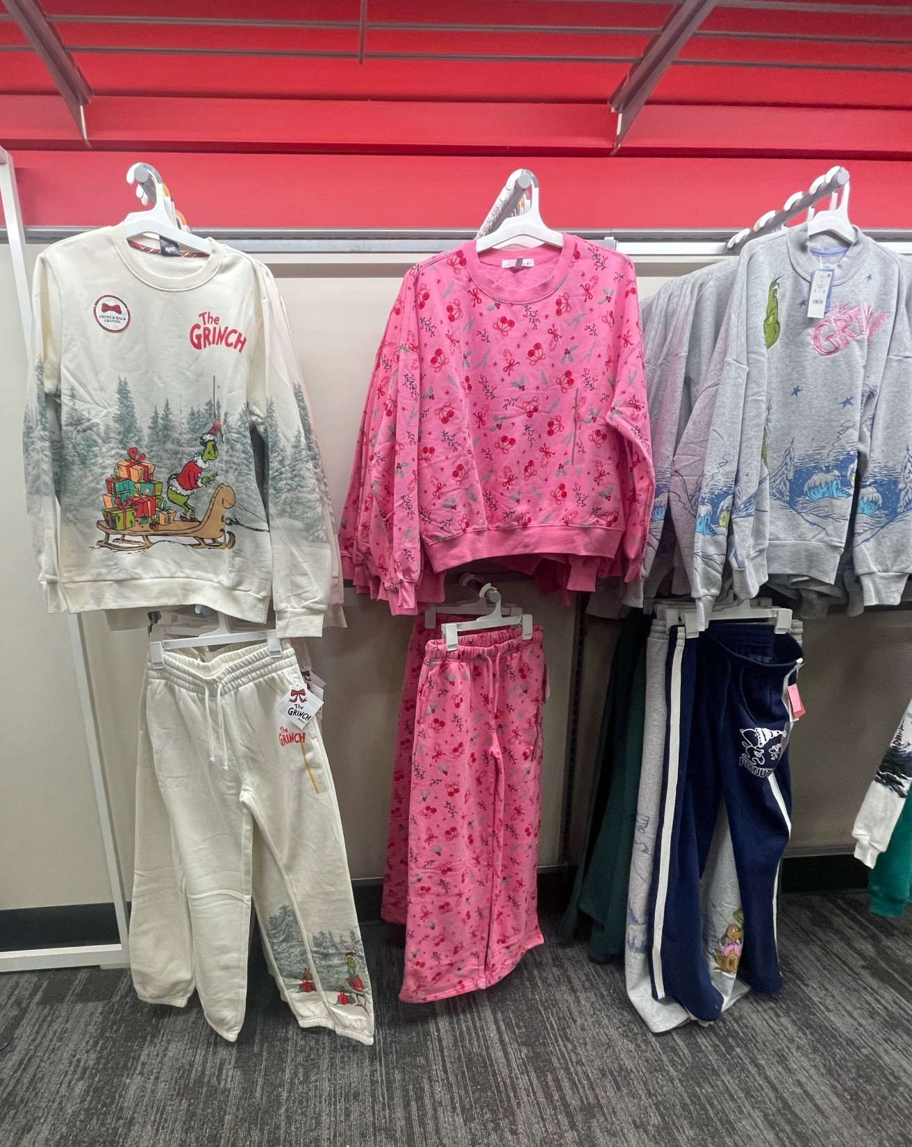 Grinch fleece sets at target. Last minute spirit wear for school options 

#LTKHoliday #LTKSeasonal #LTKKids