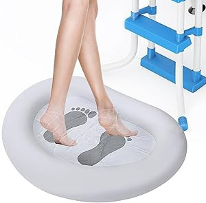 Inflatable Pool Foot Bath Basin, Foot Soaking Bath Basin Foot Bath for Pool Entry Ladder, Pool Fo... | Amazon (US)