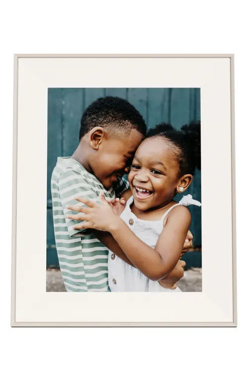 Aura Frames 12-Inch Digital Photo Frame in Clay With Textured Mat at Nordstrom | Nordstrom