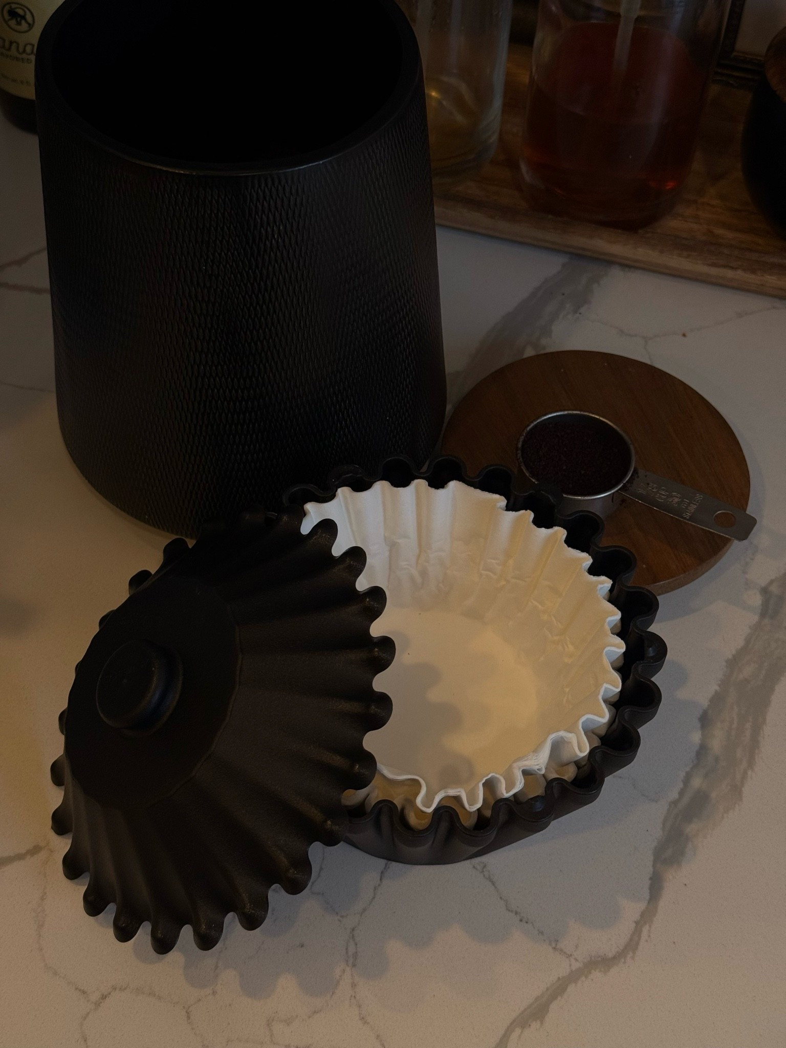 This coffee filter holder from Amazon makes me feel organized and adds an aesthetic touch to the coffee counter. 
Under $15!

Amazon home

#LTKHome #LTKselfcare #LTKmorningroutine