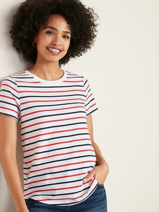 EveryWear Striped Short-Sleeve Tee for Women | Old Navy (US)