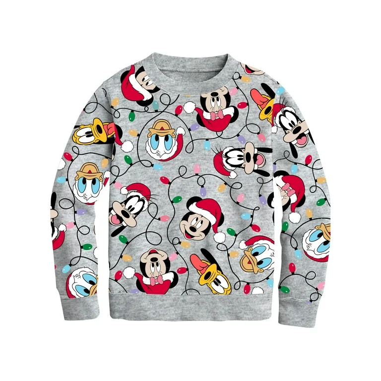 Disney Boys' Mickey Mouse and Friends Lights On Sweatshirt - Walmart.com | Walmart (US)