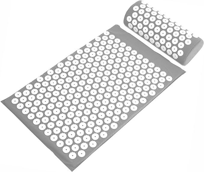 BalanceFrom Acupressure Mat and Pillow Set for Back and Neck Pain Relief and Muscle Relaxation Ma... | Amazon (US)