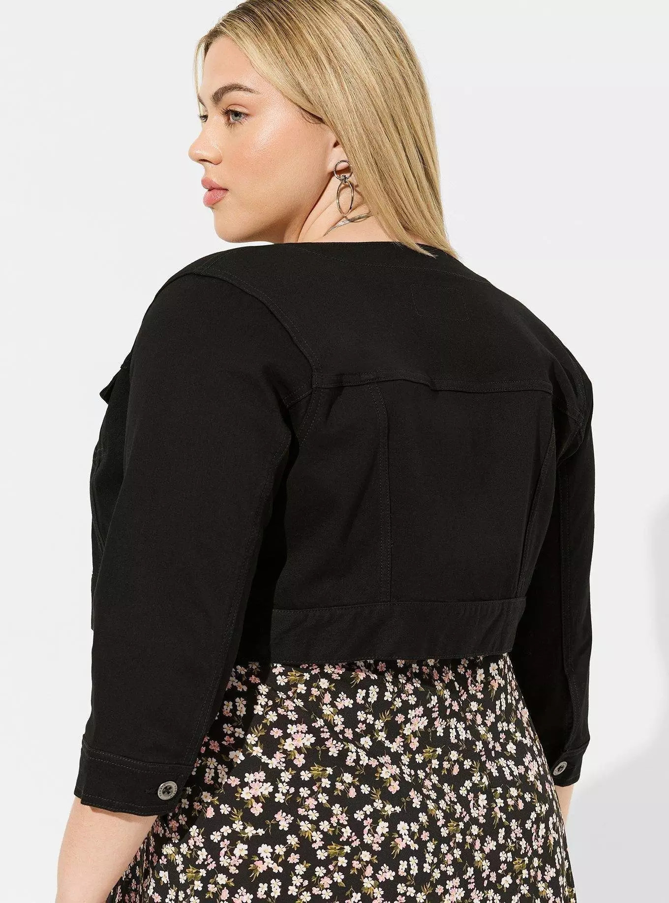 Denim Crop Jacket | Torrid (US & Canada)
