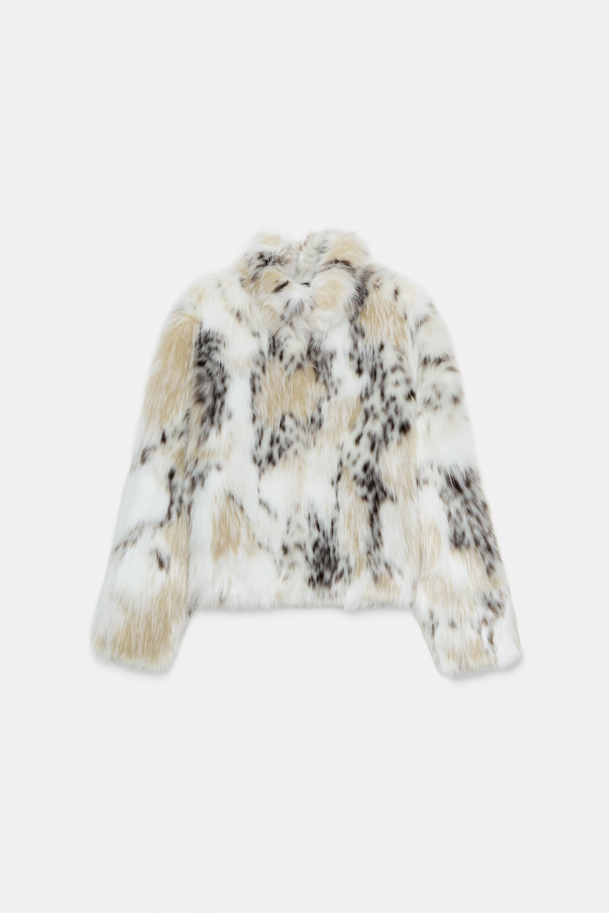 ZW COLLECTION FAUX FUR JACKET | Zara US