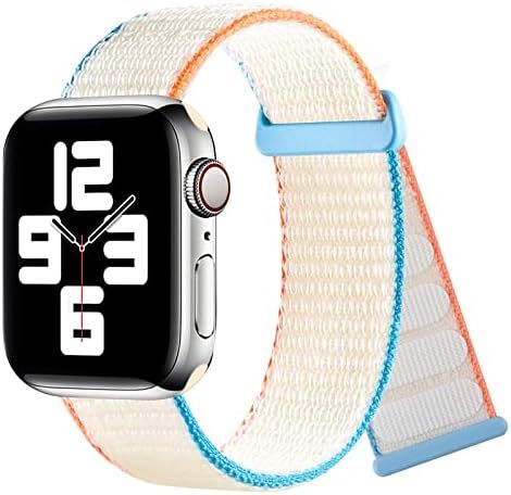 Nylon Sport Loop Bands Compatible with Apple Watch Band 38mm 40mm 41mm for Women Men, Stretchy Elast | Amazon (US)