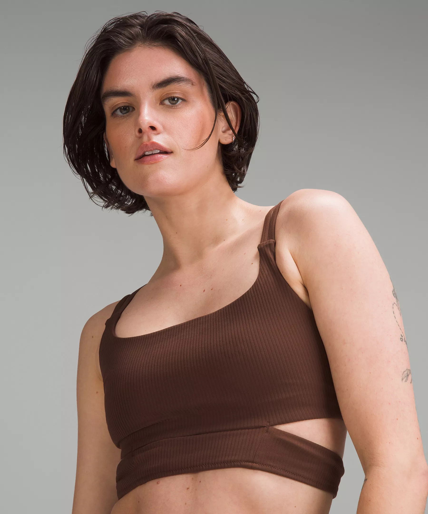 Ribbed Nulu Strappy Yoga Bra | Lululemon (US)