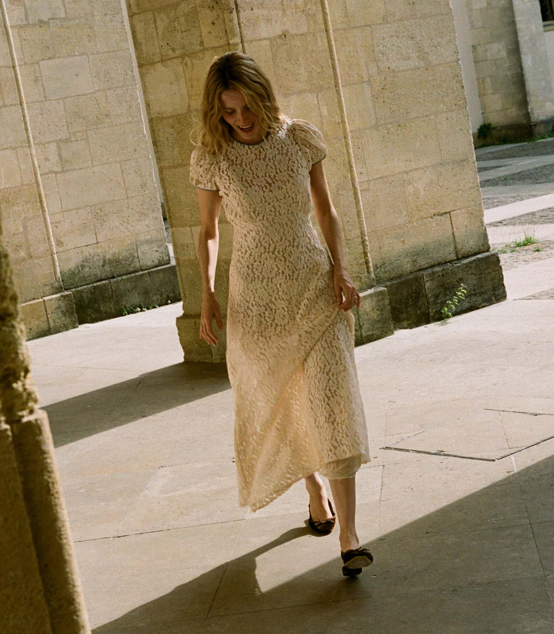 Katarina Dress - Mother Of Pearl | DÔEN | DOEN