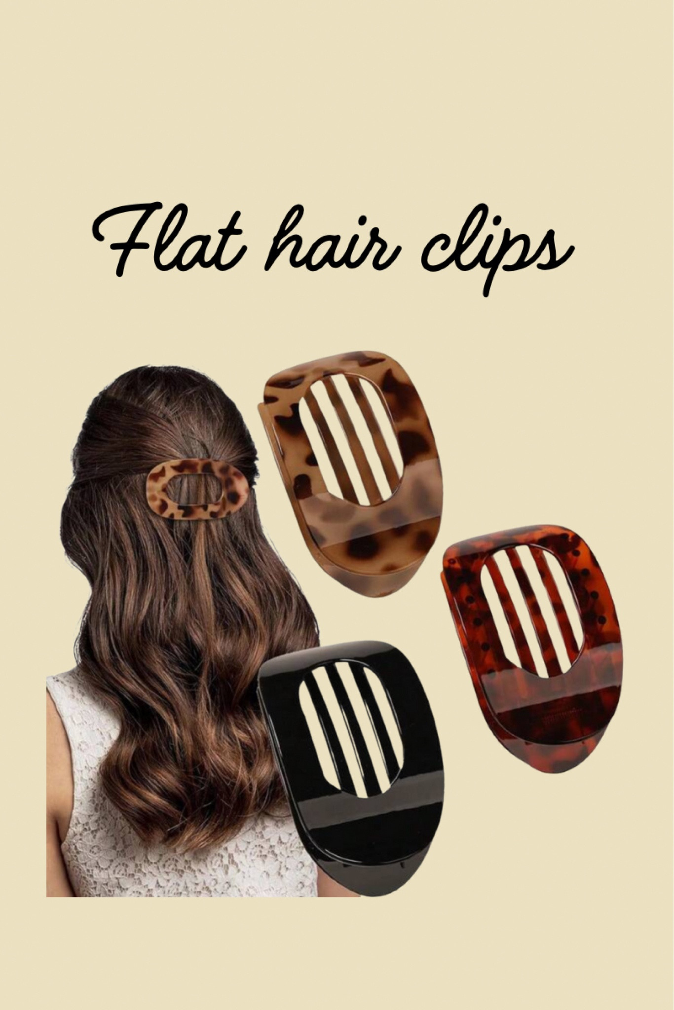 Flat hair claw clips 

#LTKSaleAlert #LTKFindsUnder50 #LTKStyleTip