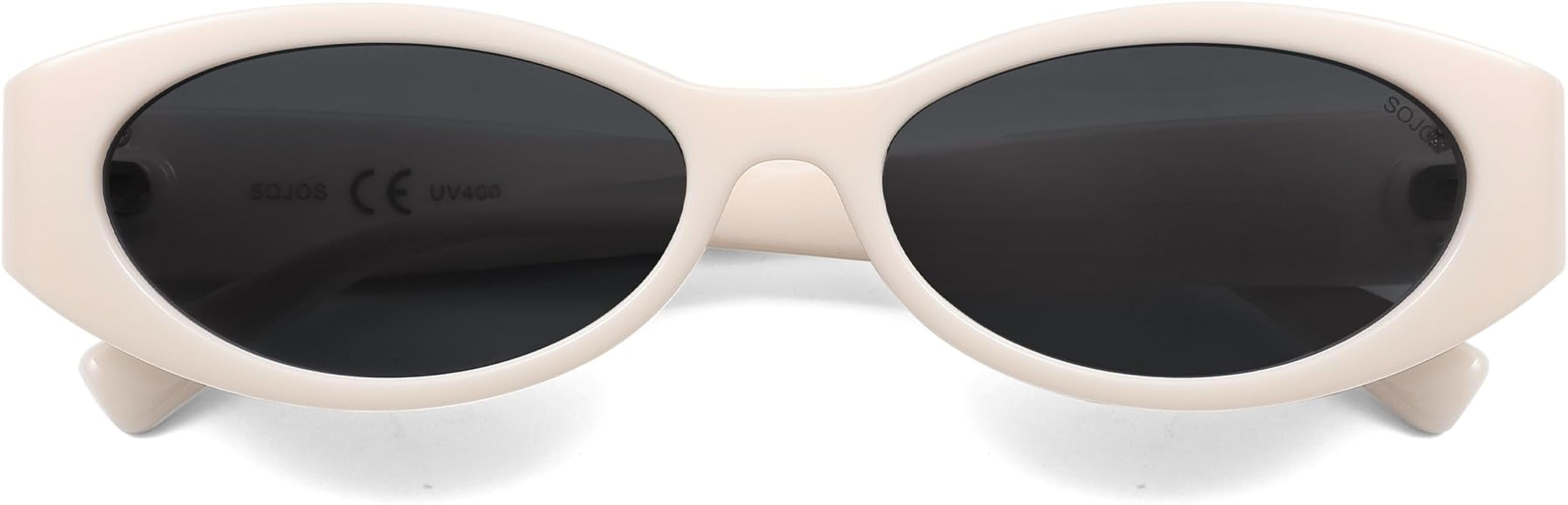 SOJOS Trendy Oval Polarized Sunglasses Womens Retro Narrow Chic Thin Y2k Sunnies SJ2364 | Amazon (US)