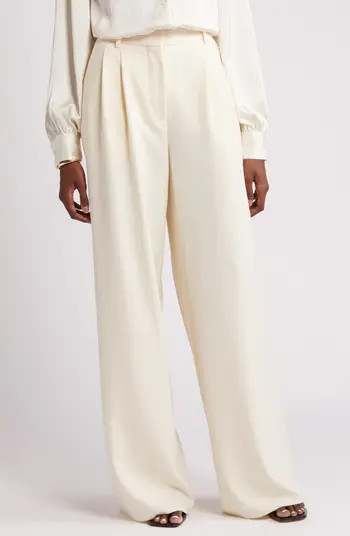 Nordstrom Double Pleat Wide Leg Pants | Nordstrom | Nordstrom