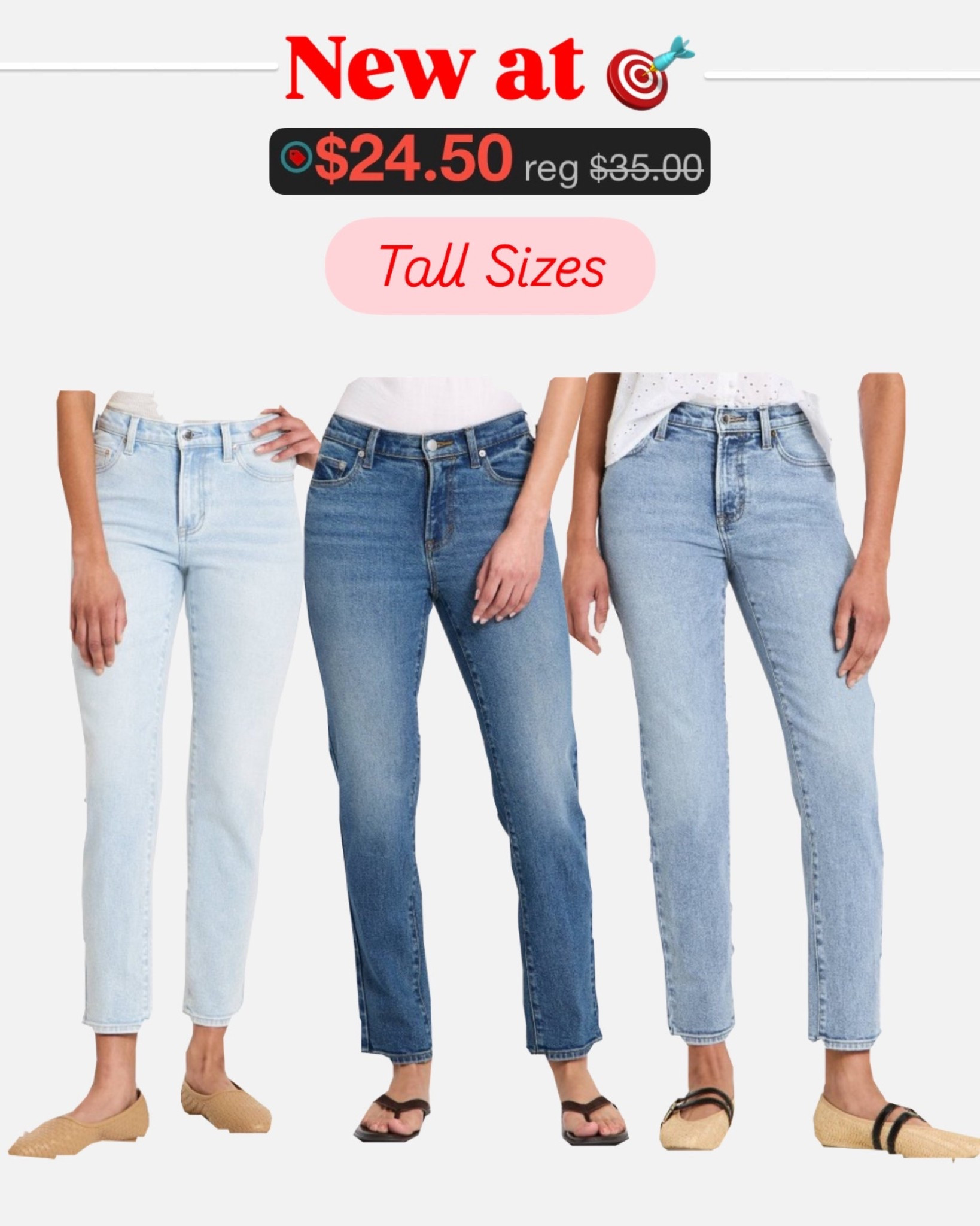New tall ankle jeans at target on sale! 

#LTKSeasonal #LTKTall #LTKSaleAlert