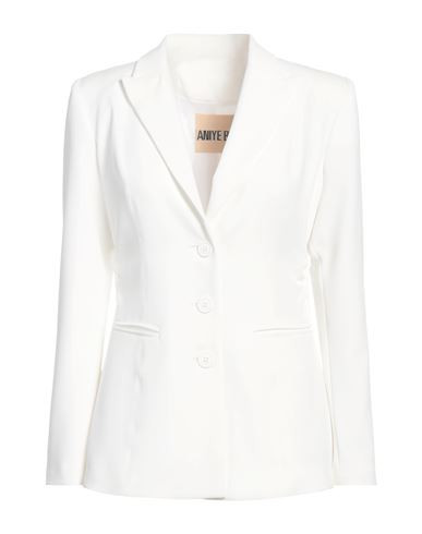 Aniye By Woman Blazer White Size 6 Polyester, Elastane | YOOX (US)