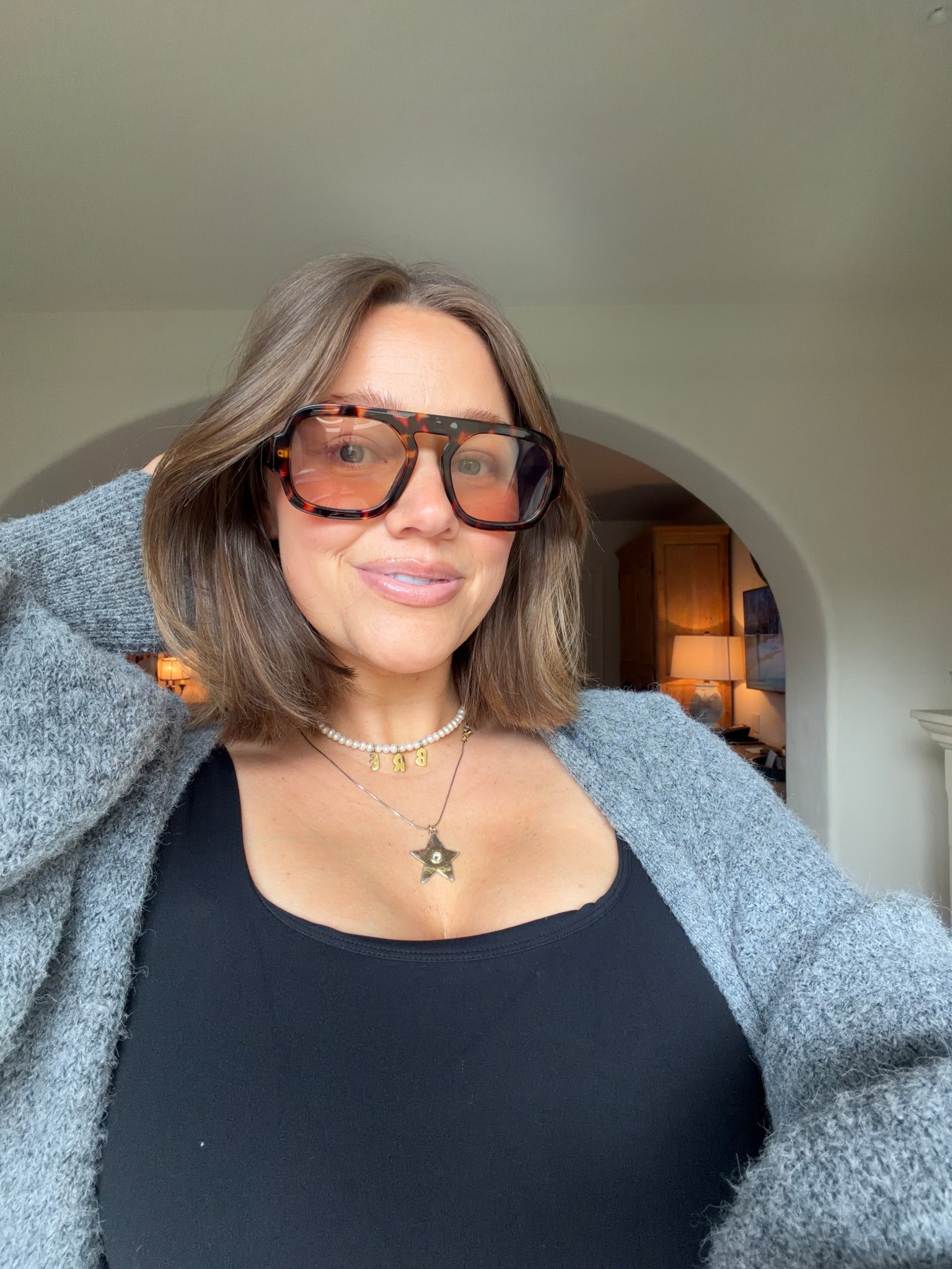 Size small in both romper (one piece) and sweater - plenty of room in the romper it’s super stretchy and loose I sized down. Typically a medium so it’s really big. Linked a bunch of similar sweaters 🫶🏼 Sneakers true to size! Amazon sunnies. Bracha code BRE15

#pregnancy #bumpstyle #amazon