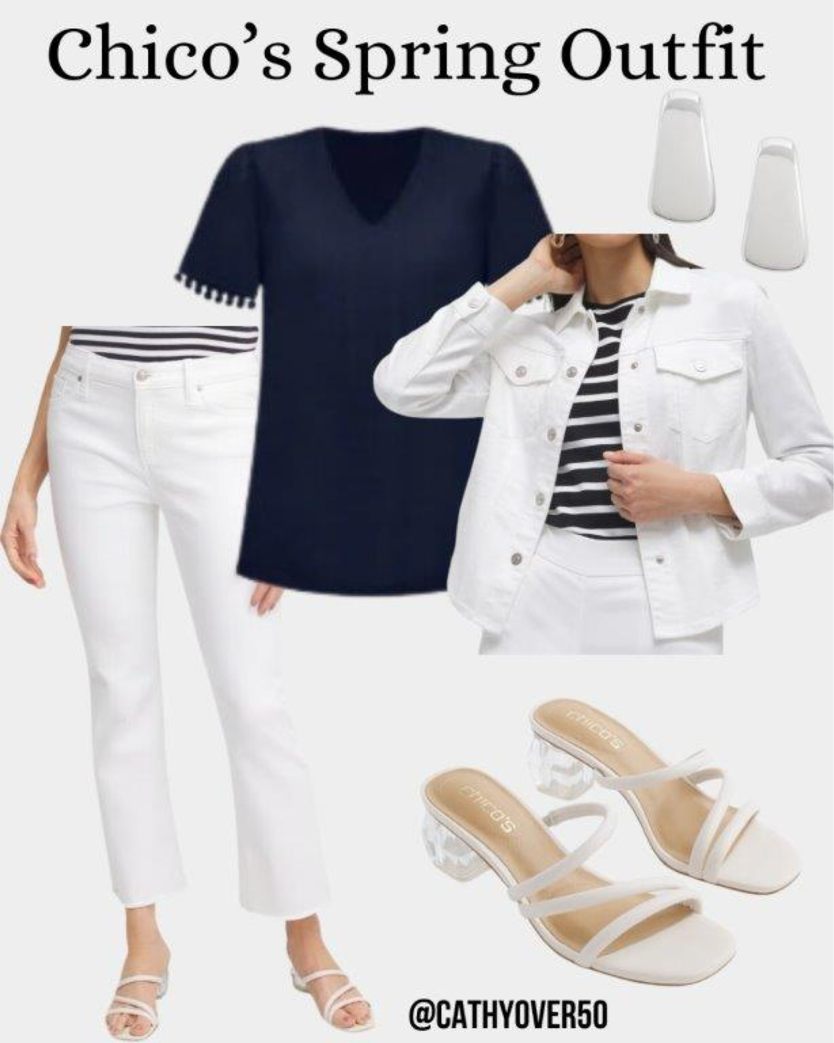 Chico’s white denim jeans spring outfit idea!
#chicosoutfit
#springoutfit
#whitejeans
#whitedenim
#petiteover40
#plussizeover40
#ltkover50

#LTKstyletip #LTKfindsunder100 #LTKover40