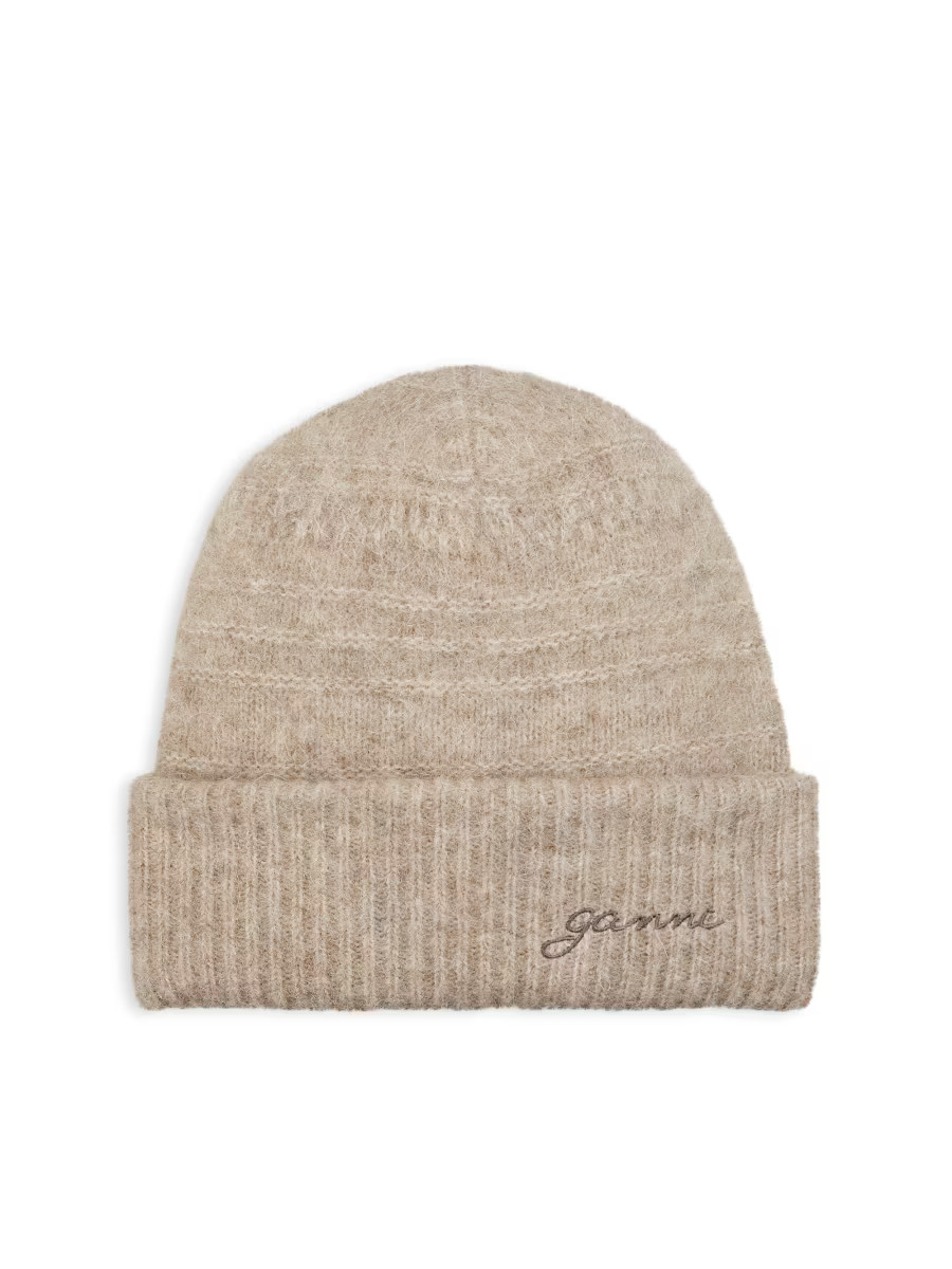 Embroidered Logo Wool-Blend Beanie | Saks Fifth Avenue