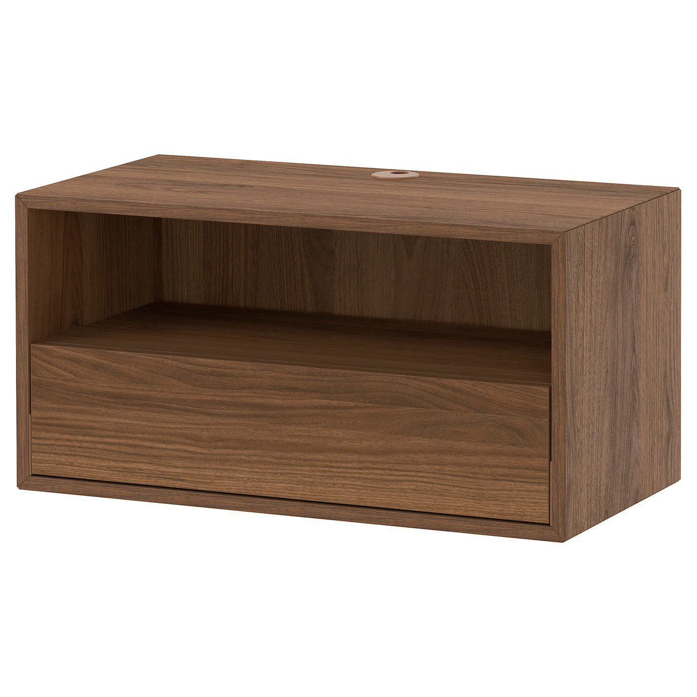 IKEA EKET media shelf, brown walnut effect, 27 1/2x13 3/4x13 3/4 | IKEA US
