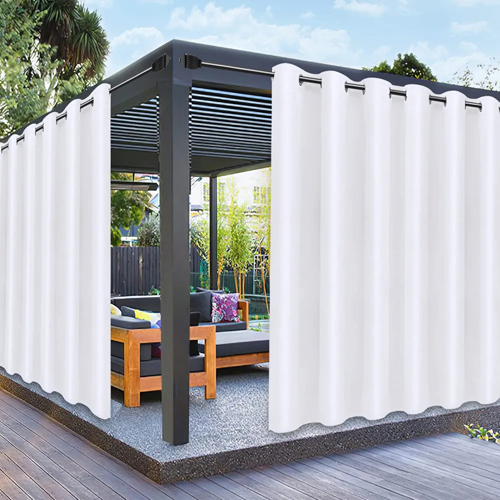 PureFit Outdoor Curtains for Patio Waterproof Weatherproof, UV and Fade Resistant Outside Curtain... | Amazon (US)