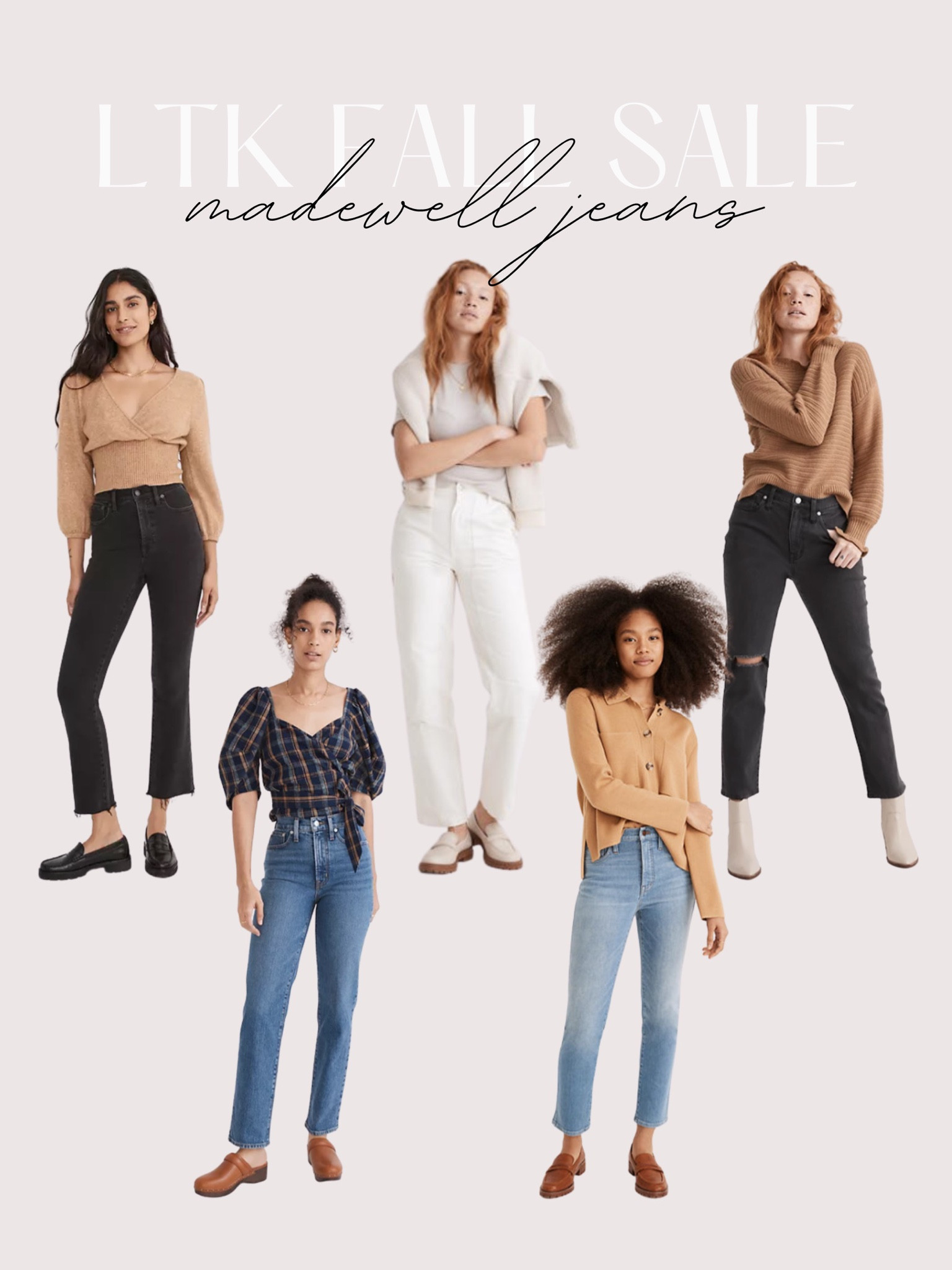 Madewell LTK sale favorites - Madewell jeans on sale - denim sale - black jeans - white jeans - cropped jeans - straight jeans and mom jeans - fall staples 

#LTKSale #LTKsalealert #LTKSeasonal