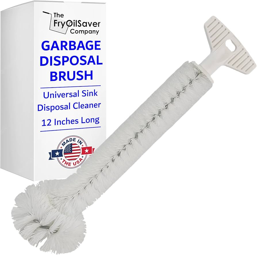 Universal Garbage Disposal Cleaner and Deodorizer, Made in USA Sink Disposal Brush Cleaner, 12" L... | Amazon (US)