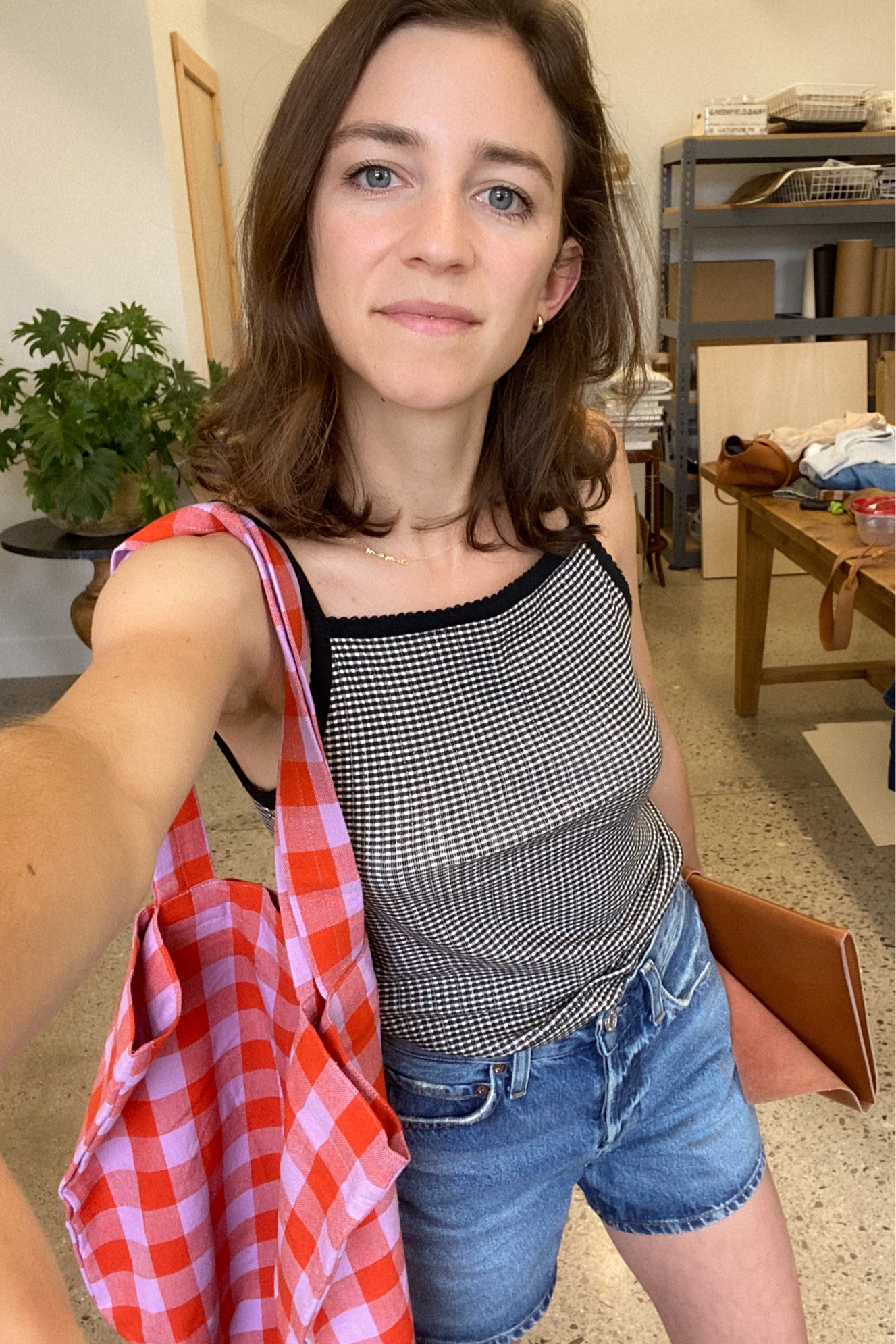 Love HTH bags for mixing patterns. Also, the easiest tank to dress up or down! And the best mom approved shorts out there. Classic and the perfect flattering length. 

#LTKunder100 #LTKfamily #LTKkids