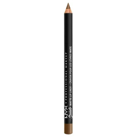 NYX Professional Makeup Suede Matte Lip Liner, velvet smooth matte finish, vegan formula Downtown Beauty | Walmart (US)