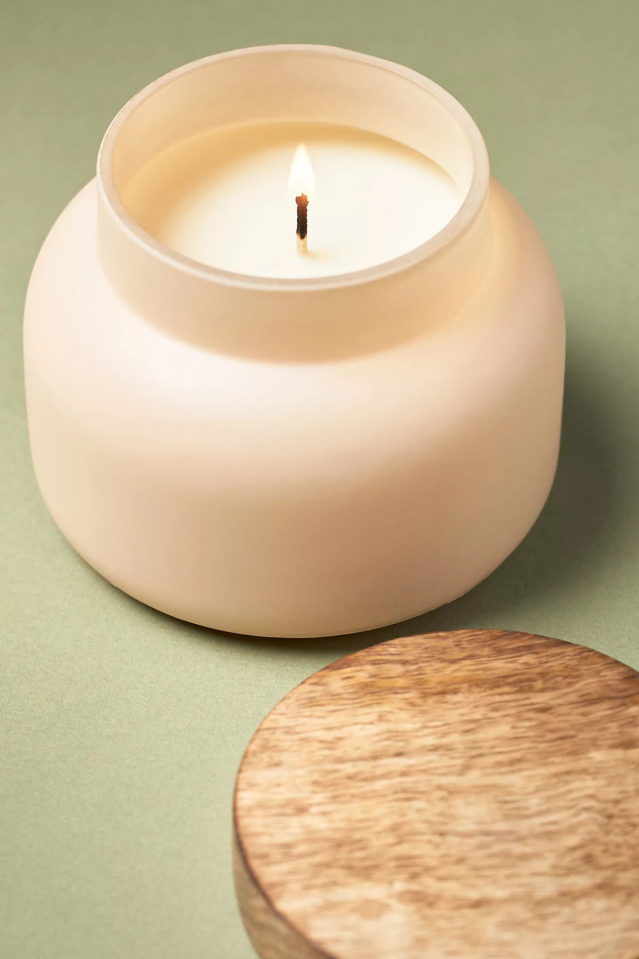 Capri Blue Spiced Cider Matte Glass Candle | Anthropologie (US)