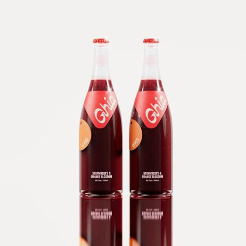 Ghia Non-Alcoholic Le Fizz Sparkling Apéritif 750ml (2-Pack) | Botanical Mediterranean-Inspired Sparkling Beverage with Strawberry, Orange Blossom & Black Currant | Amazon (US)