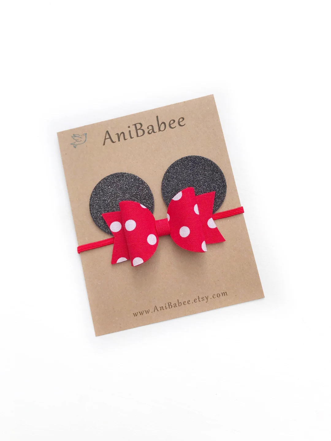 Minnie Mouse Headband, Minnie Mouse Bow, Minnie Hair Bow, Minnie Mouse Ears, Baby Girl Headband M... | Etsy (US)