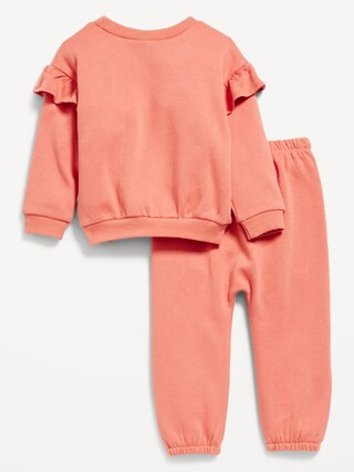 Disney© Ruffled Sweatshirt and Sweatpants Set for Baby | Old Navy (US)