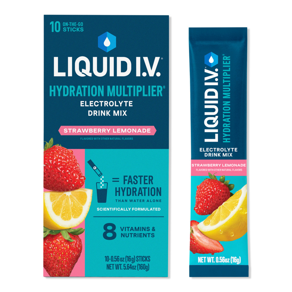 LIQUID I.V. Hydration Multiplier Electrolyte Drink Mix Strawberry Lemonade | Ulta