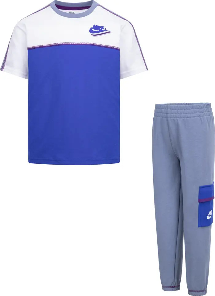 Nike Kids' Reimagine T-Shirt & Cargo Sweatpants Set | Nordstrom | Nordstrom