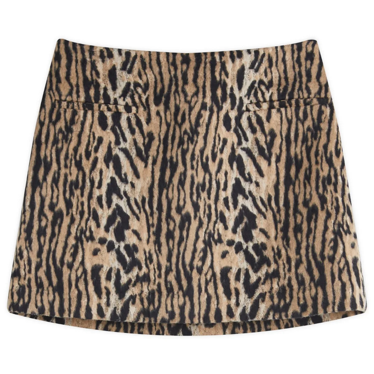 RIXO Women's Mariah Leopard Mini Skirt in Bohemia Leopard Brown, Size Medium | END. Clothing | END. Clothing